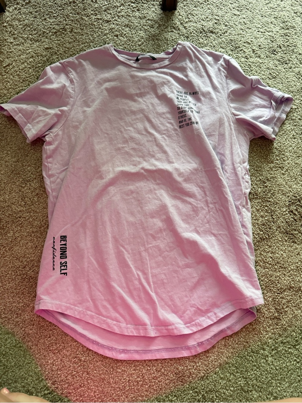 Purple men’s tee